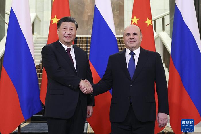 習(xí)近平會(huì)見(jiàn)俄羅斯總理米舒斯京