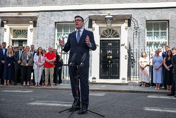 伯納姆就任英國(guó)首相 發(fā)表任后首個(gè)講話
