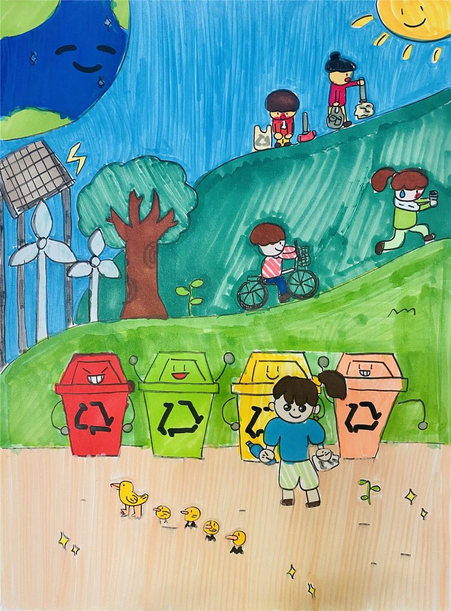 《低碳行動(dòng)，從我做起》 李多恩 10歲