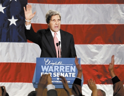 美國新防長人選克里:赴越參戰(zhàn)曾獲紫心勛章(圖)