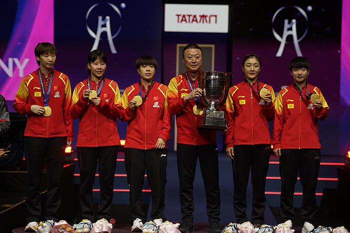 逆轉擊敗日本隊！國乒女隊奪得世乒賽六連冠