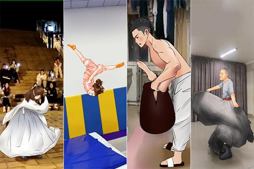 民間高手的花式健身，真牛